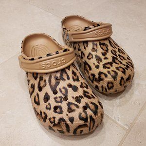 Crocs 'Classic Printed Clog' in 'Leopard/Gold'  - New